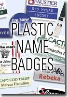Plastic Name Badge