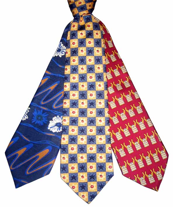 Printed Poly Ties